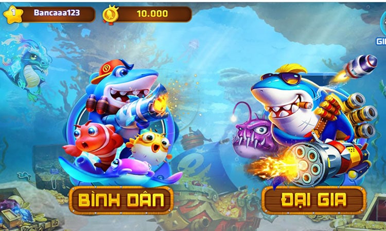 Những trò chơi có tại Bắn Cá M8Win