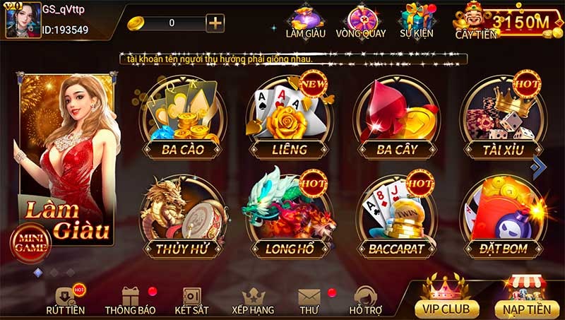 Thể loại game có tại Twin68